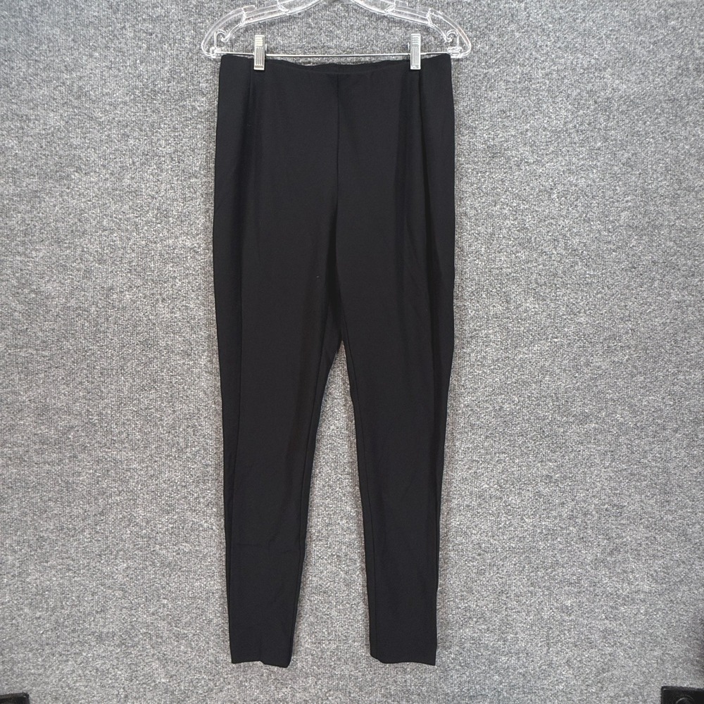 J.Jill Ponte Leggings Women Medium Black Stretch Slim Fit Casual Basic NEW